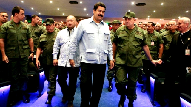 President Maduro’s government has been good for the military